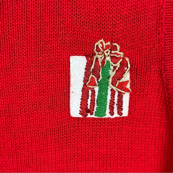Vintage Heirloom Collectibles Teddy Bear Christmas Sweater Vest Women’s Size M - Picture 5 of 8